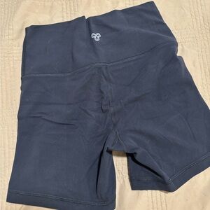 Aritzia Navy Blue Bike Shorts